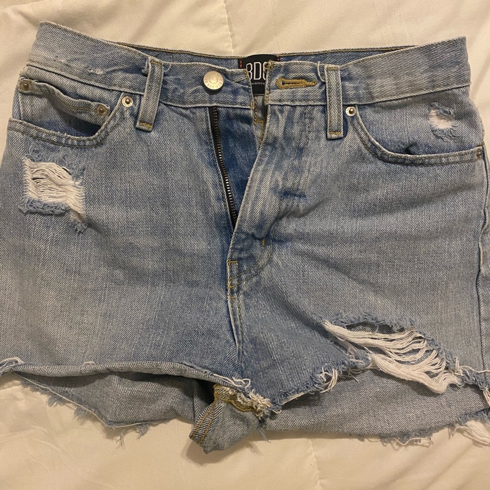 BDG High Rise Distressed Shorts